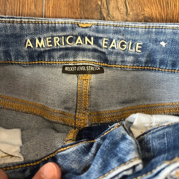 American Eagle curvy hi-rise jegging SZ 4 - Picture 6 of 6
